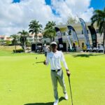 Ridel Doekoe at Barbados Caribbean Golf Tournament